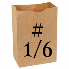 #1/6 Brown Paper Bag (500)