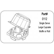 LARGE PLASTIC CUP CAKE CONTAINER (300)