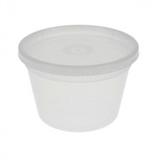 SC16 SOUP CONTAINER WITH CLEAR LID 10 PACK OF 24