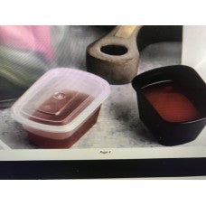 SD3oz rectangle portion cup with lid(500)
