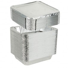 9×13 Pans/Lids Combo Deep Aluminum Pans (50 Pans 50 Lids) Item #: 2757