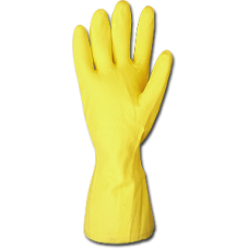 Medium yellow houshold glove(12 pair)