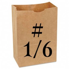 #1/6 Brown Paper Bag (500)