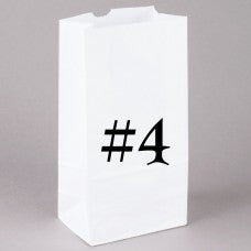 #4 White Paper Bag (4000)