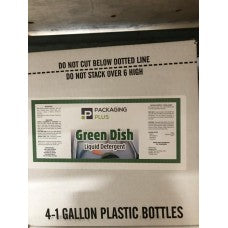 GREEN DISHWASHER SOAP 4/1 GALLON