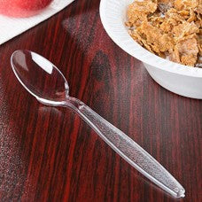 HEAVY WEIGHT CLEAR TEASPOONS