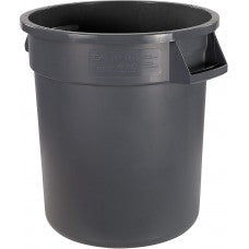 32 GAL GRAY TRASH CAN 273/8X22