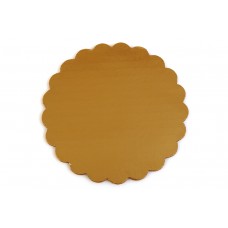 6 GOLD SCALLOP TRAY(200)