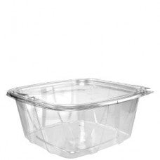 CLEAR HINGED 64OZ FLAT LID (200)