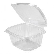 16 OZ CLEAR HINGE W DOME LID