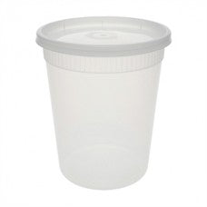 SC32 CONTAINER WITH CLEAR LID 10 PACK OF 24