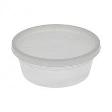 SC8 CONTAINER WITH CLEAR LID 10 PACK OF 24