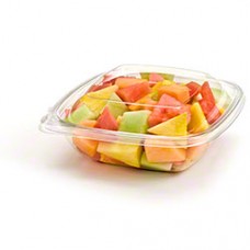 CLEAR SQUARE BOWL 24 OZ COMBO (150)