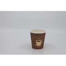 10 OZ COFFEE BEAN HOT CUP (1M)