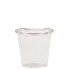 1oz souffle clear portion cup (50/50)