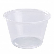 3.25oz souffle clear portion cup (50/50)