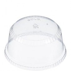 Clear dome lid for solo 12 oz dessert cup (1000)