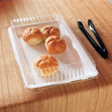 12" X 18" RECTANGULAR DOME LID PET 40/CS CLEAR