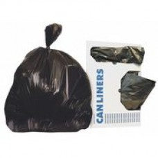 GARBAGE BAGS BLACK FLAT 14 MIC(150)