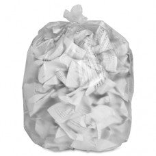 Garbage bag 36x58 55 gallon clear